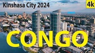 Kinshasa City 2024 , Congo 4K By Drone