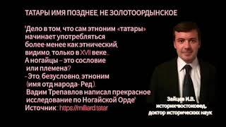 Амир Мусаев и Беклербек Ногай   татаристам, почему ногаи смогли стать народом, а татары нет  Ответ