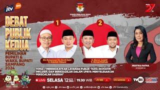 DEBAT PUBLIK KEDUA PEMILIHAN BUPATI & WAKIL BUPATI SAMPANG TAHUN 2024 | JTV