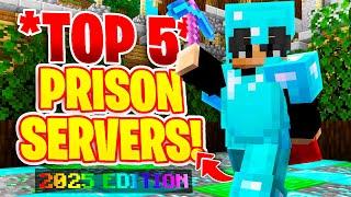 TOP 5 PRISON SERVERS! *2025 EDITION* | Minecraft OP Prison | 1.8-1.20+ New Minecraft Prison Servers