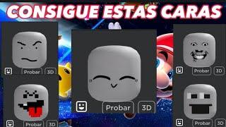 CONSIGUE ESTAS 5 CARAS GRATIS EN ROBLOX