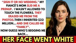 My Fiancé’s Parents Insisted I Sign A PRENUP, But When I Inherited $22 MILLION, They Went PALE...