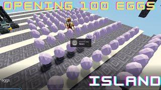 OPENING 100 SERPENT EGGS - Islands - Roblox