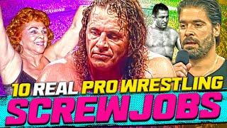 10 REAL Pro Wrestling Screwjobs