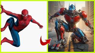 avengers but optimus prime vengers #marvel #deadpool #avengers #spiderman #superhero