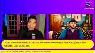 2024 Vice-Presidential Debate: Walz v Vance