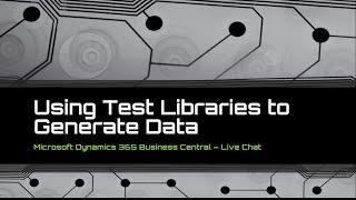 Using Test Libraries to Generate Data