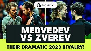 Daniil Medvedev vs Alexander Zverev: The Dramatic Story Of Their 2023 Rivalry!