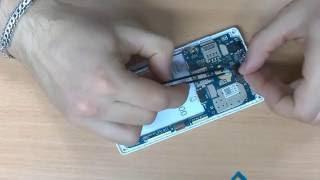 Lenovo A2010 замена тачскрина сенсорного стекла ремонт разбор