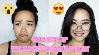 MAKEUP TRANSFORMATION | Power of makeup | Lyka Ramos