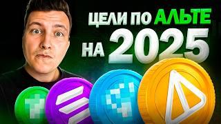 Как сделать ИКСЫ на КРИПТЕ в 2025? Лучшие МОНЕТЫ из ТОП-100 *Цели по Прибыли*