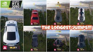 Forza Horizon 5 | Which car can jump the longest distance over the river | RTX 3050