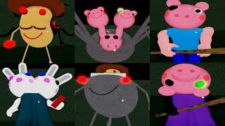 Roblox Piggy ALL BOSSES & CHARACTERS! Roblox Piggy Custom