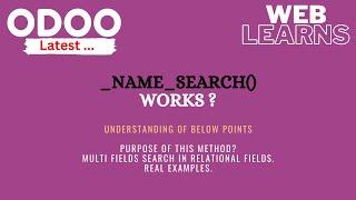 How to use _name_search() method in Odoo | Latest Odoo Tutorial