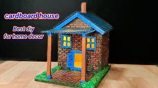 waste cardboard house making ideas l best diy l 3 minutes diy