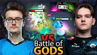 When MIRACLE OD meets YATORO's Morphling in dota 2 Battle of GODS