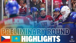 Highlights: CZECHIA vs KAZAKHSTAN | 2025 #MensWorlds #IIHF