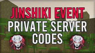 JINSHIKI BOSS EVENT PRIVATE SERVER CODES - Shindo Life Update Event Jinshiki Boss Location Codes New