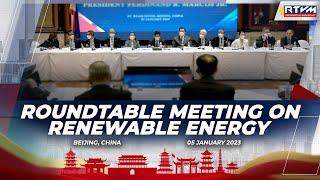 Roundtable Meeting on Renewable Energy 01/05/2023