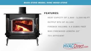 Buck Stove Model 94NC Wood Stove Features