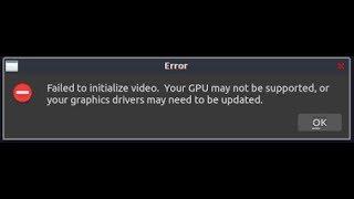 OBS FAİLED TO INITIALIZE VIDEO.YOUR GPU İS NOT SUPPORTED HATASI ÇÖZÜMÜ %100
