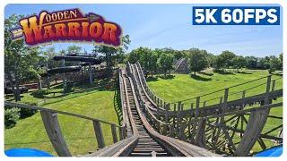 Wooden Warrior on-ride 5K @60fps POV - Quassy Amusement Park CT