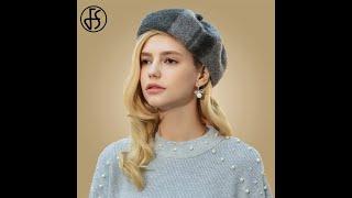 Fs vintage wool french beret hats ski caps womens girls winter warm cap painter hat beanie boinas