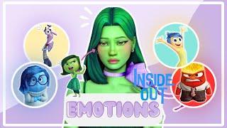 INSIDE OUT EMOTIONS as Sims