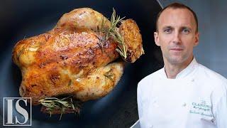 Il pollo al forno in un 2 stelle Michelin francese con Giuliano Sperandio - Le Clarence**