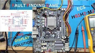 ECS H61H2-M2 v:1.0 No Display Solution | All VOLTAGE IS PRESENT BUT GFX MISSING SOLUTION | #ffg #SIO