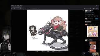 Layna React To Neuro Riding A Xenomorph  Art