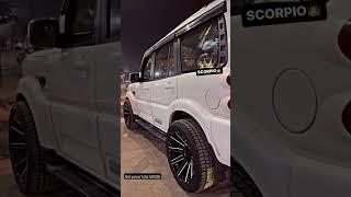 White Scorpio with big alloys . do subscribe  #shorts #viral #trending #mahindra