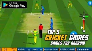 TOP 5 CRICKET GAMES FOR ANDROID BEST GAMES BY ANTIC GAME FINDER #CRICKETGAMES #ANDROIDGAMES