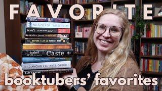 reading my favorite booktubers' favorite books of 2024!