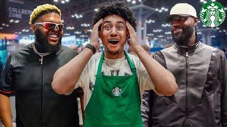 I Took Over Starbucks at the Biggest Sports Convention in World!