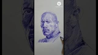 i tried drawing  Dwayne Johnson #dwaynejohnson #therock #drawing #motivation #inspiration #art