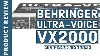 Behringer Ultra-Voice Pro VX2000 in Details and Audio demo