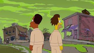 The whole Springfield is devastated by radiation [The Simpsons]