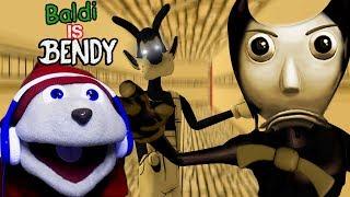 BALDI IS THE INK DEMON | Baldi's Basics in Education and Learning (Bendy MOD)