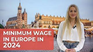 Minimum wage in Europe in 2024. Work permit Poland. ILS GARANT