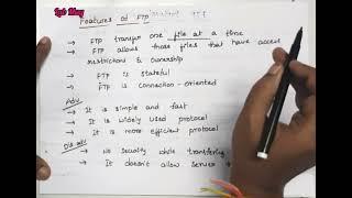 FTP Protocol in Application Layer || computer networks in Telugu