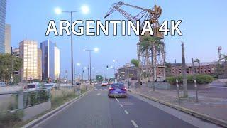 Buenos Aires 4K - Driving Downtown - Morning Drive