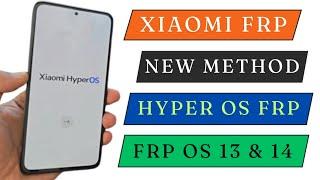 #New All HyperOS Version Frp Bypass New Solution | Xiaomi Hyper Os 14 Frp | Google Chacha