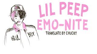 Lil Peep - Emo Nite (ft.Little Pain) | Перевод | Rus Subs