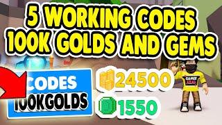 ALL EPIC GOLD AND GEMS CODE FOR RPG SIMULATOR ROBLOX