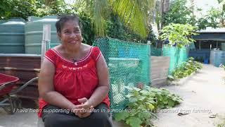 Kiribati Making  Small gardens provide big improvements in people's lives.