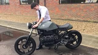 BMW K100 Cafe Racer Engine/Exhaust sound