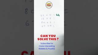 Math puzzle | Let's Play It Channel | Math Riddle | iq test |Math quiz | iq | Riddle #shorts