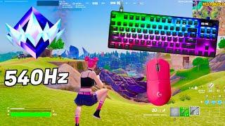 SteelSeries Apex Pro TKL ASMR  Solo Gameplay  Satisfying Keyboard Fortnite 360 FPS 4K