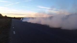 Saab 9-5 Aero Nordic Extreme burnout